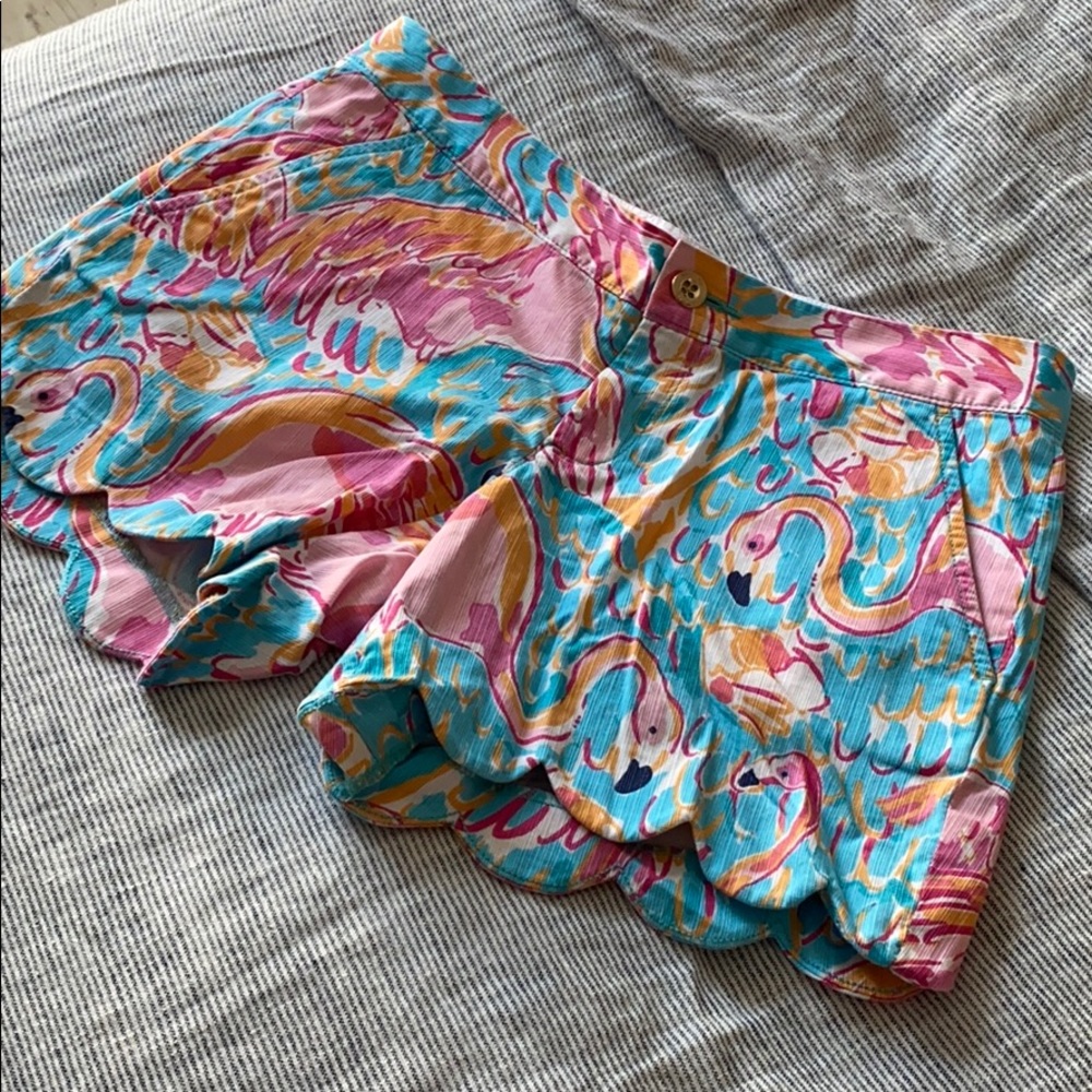Lilly Pulitzer scalloped shorts